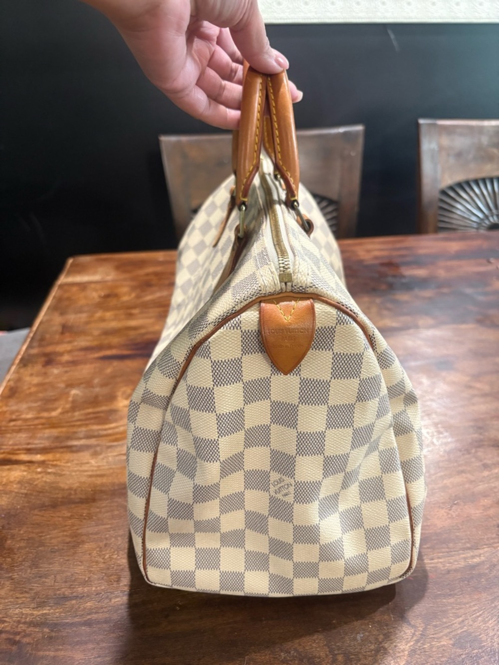 Louis Vuitton speedy 30 Damier azur - Picture 2 of 9